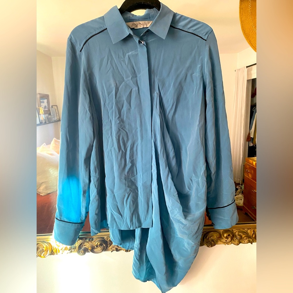 STUNNING 100% Silk Sportmax Blouse